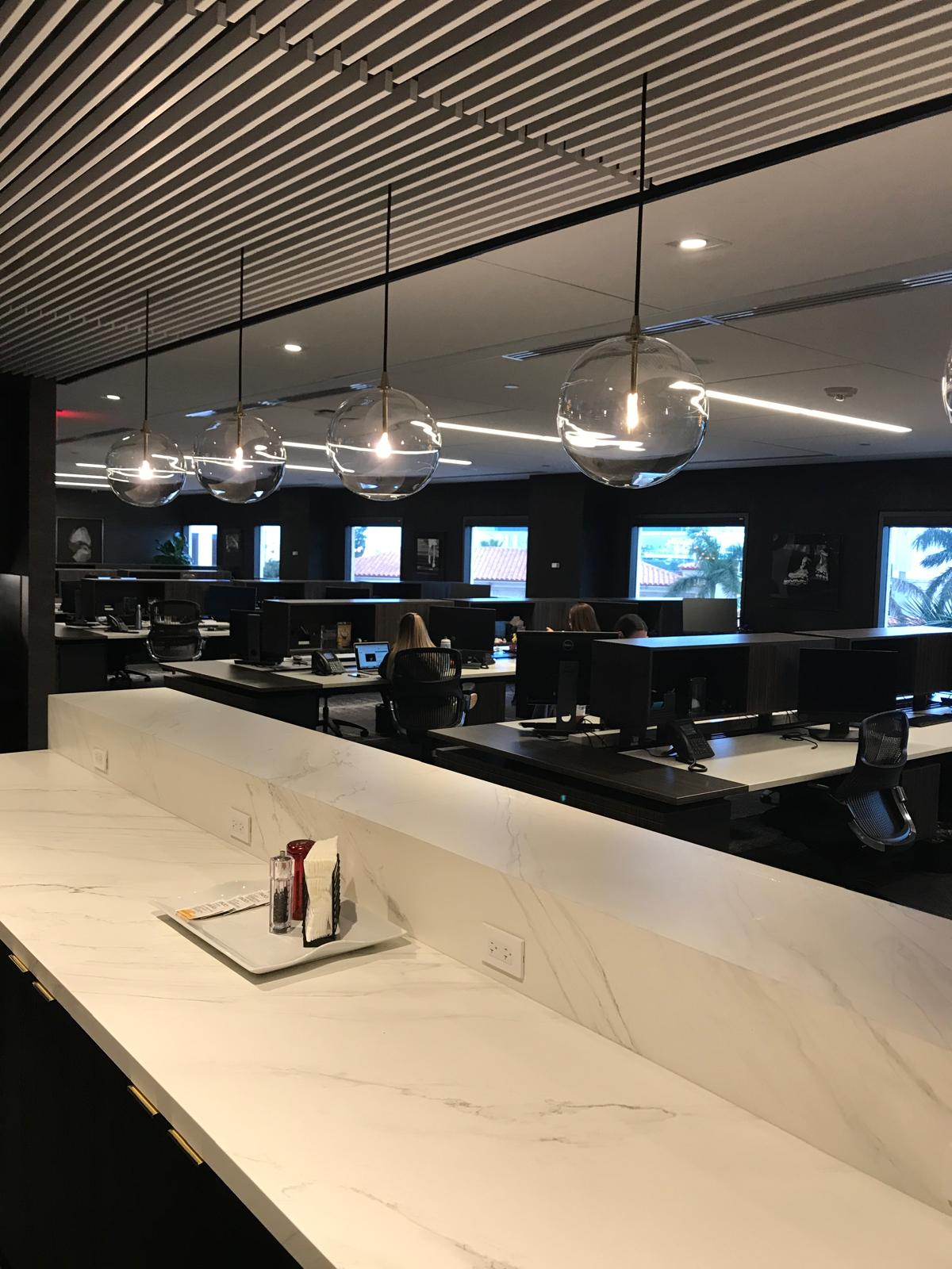 Commercial office interior repaint, Broward County