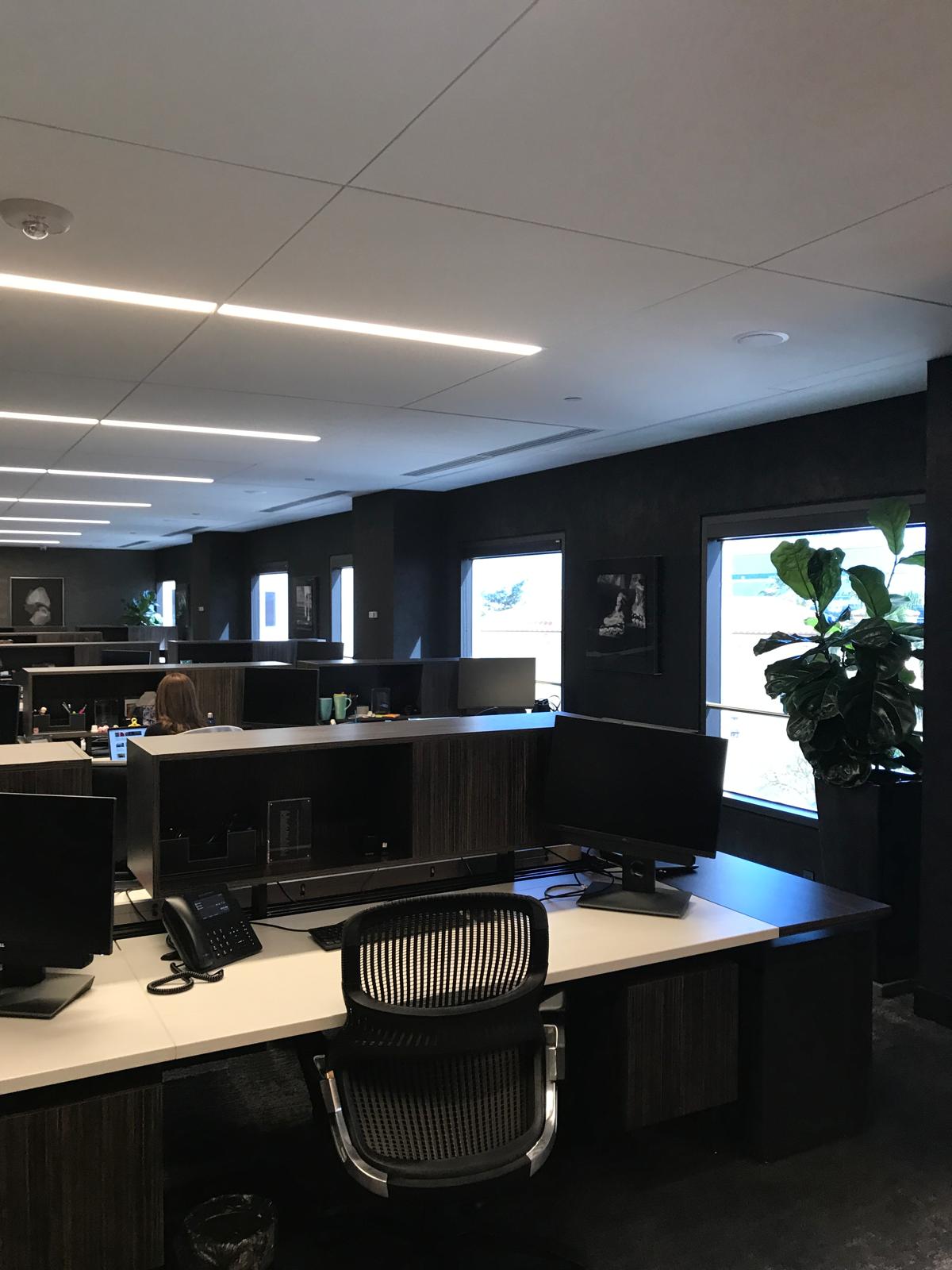 Commercial office interior repaint, Broward County