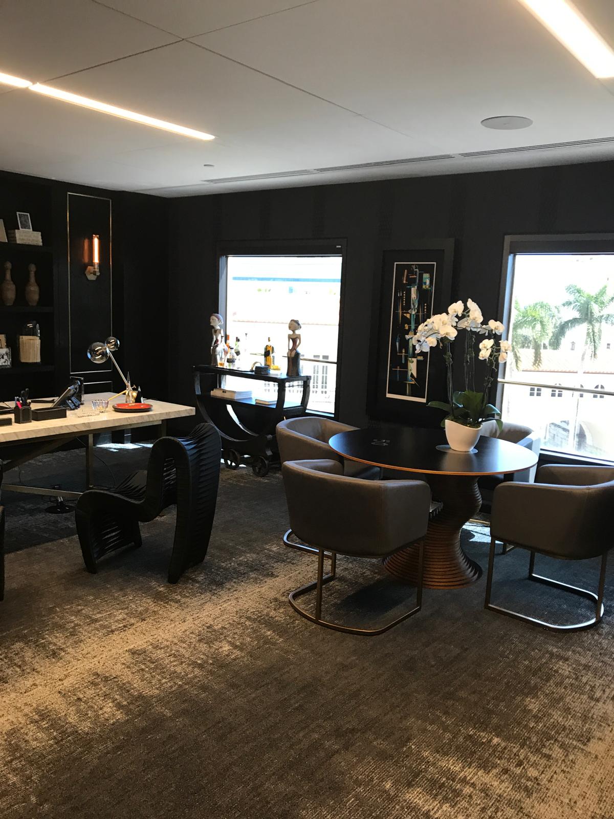 Commercial office interior repaint, Broward County