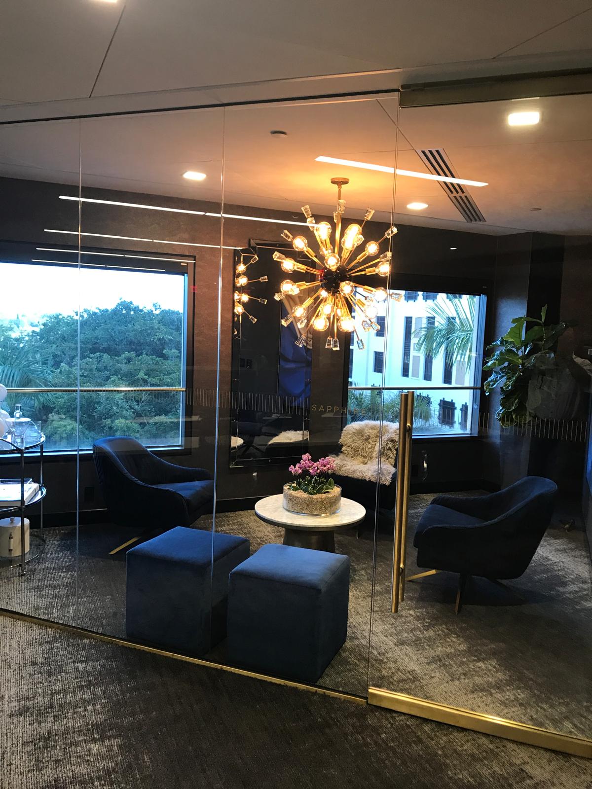 Commercial office interior repaint, Broward County