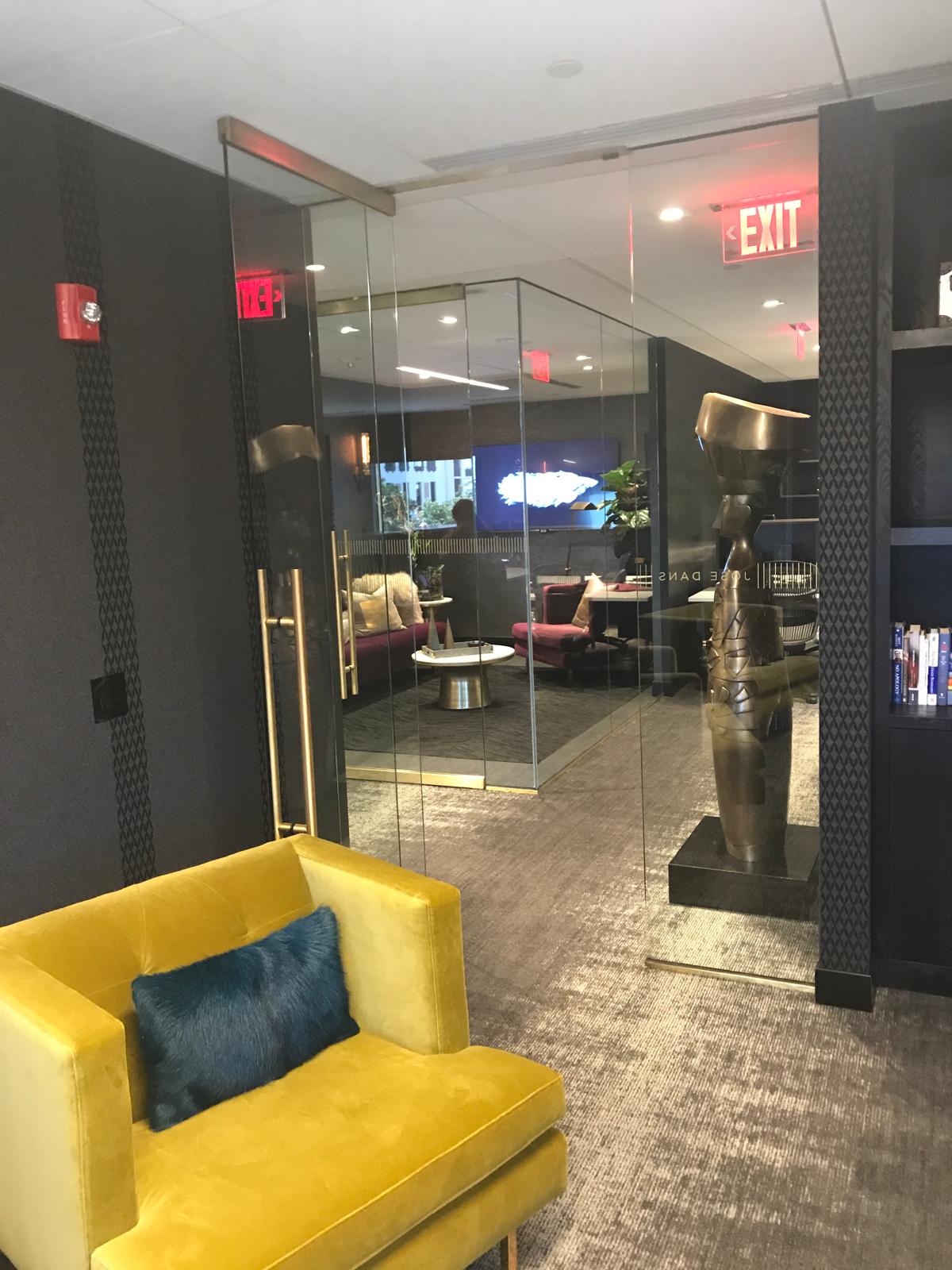 Commercial office interior repaint, Broward County