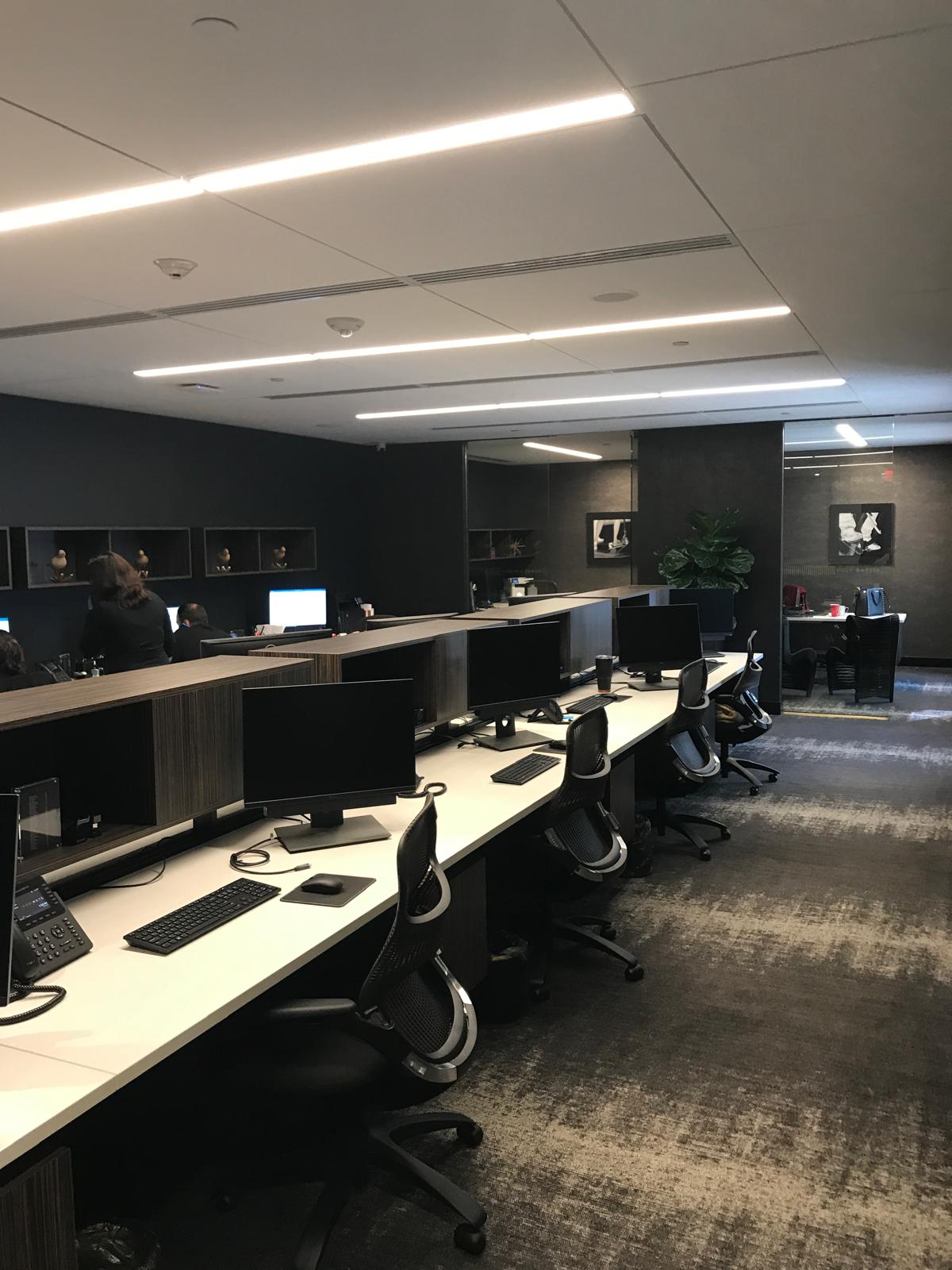 Commercial office interior repaint, Broward County